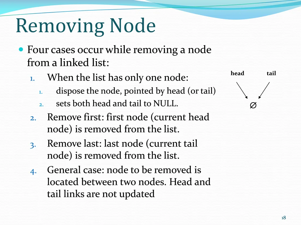 removing node
