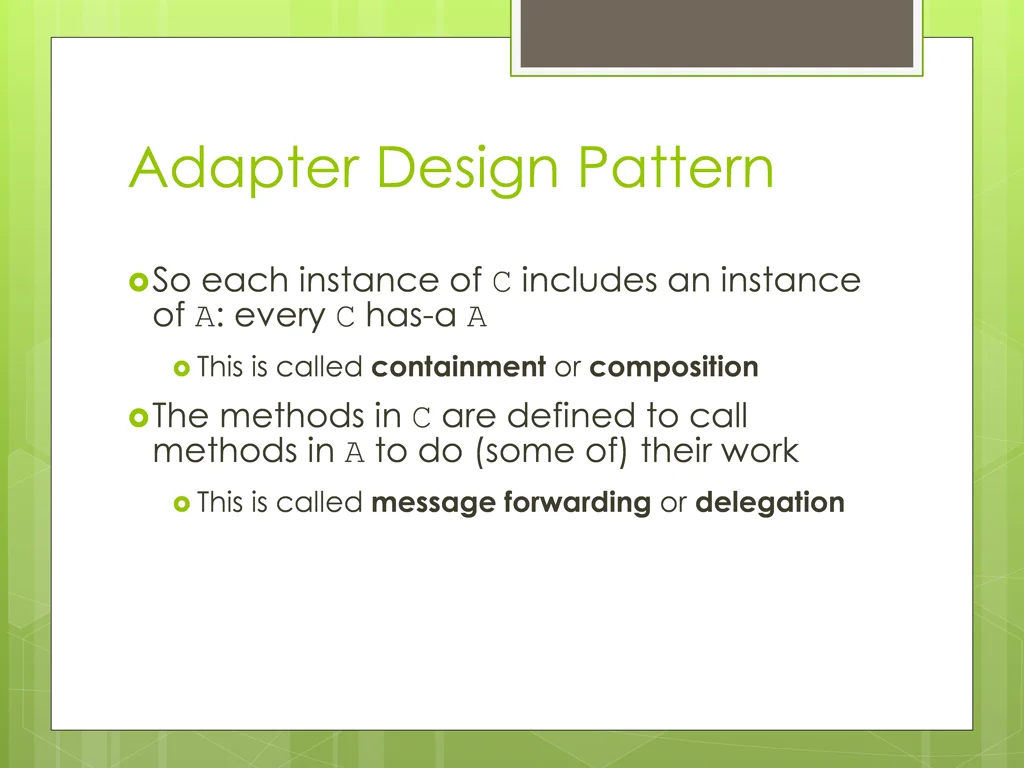 adapter design pattern 1