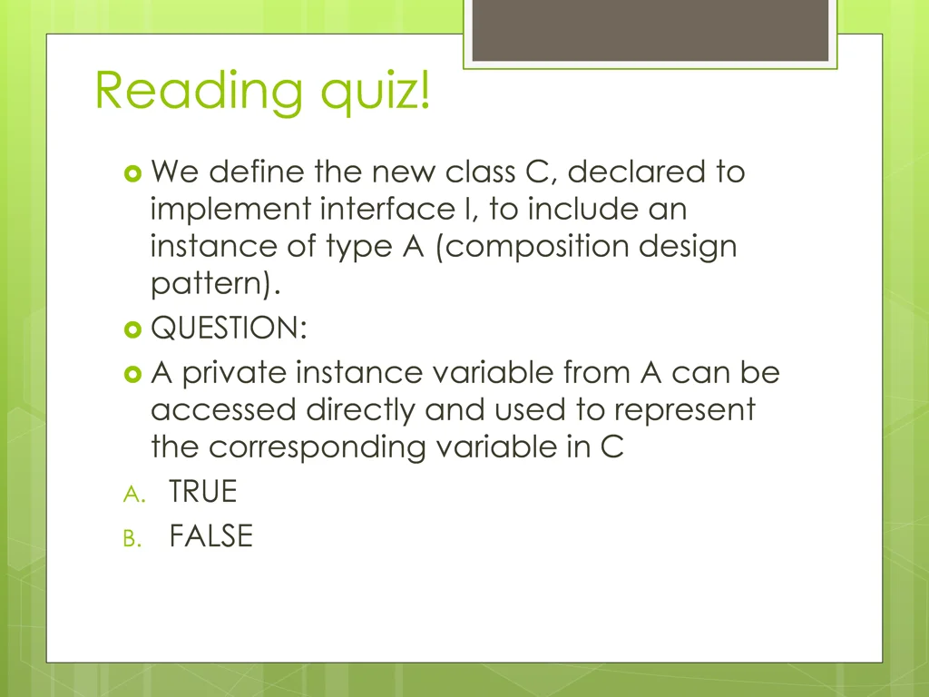 reading quiz 1