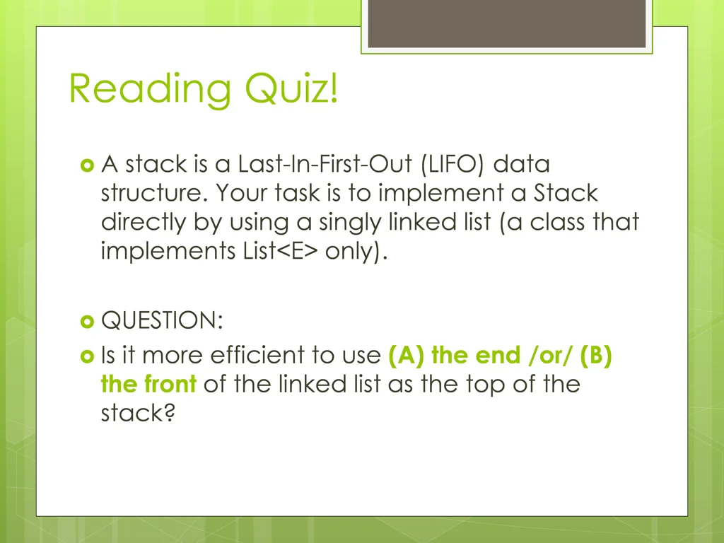 reading quiz 2