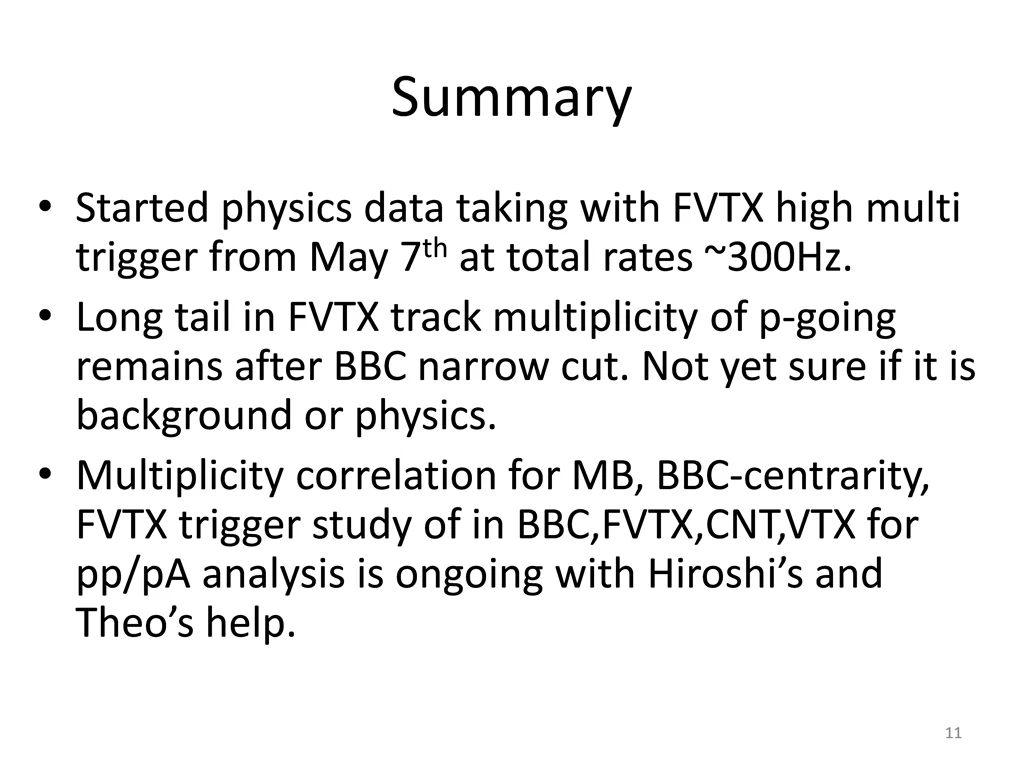summary