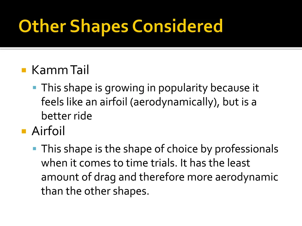kamm tail this shape is growing in popularity