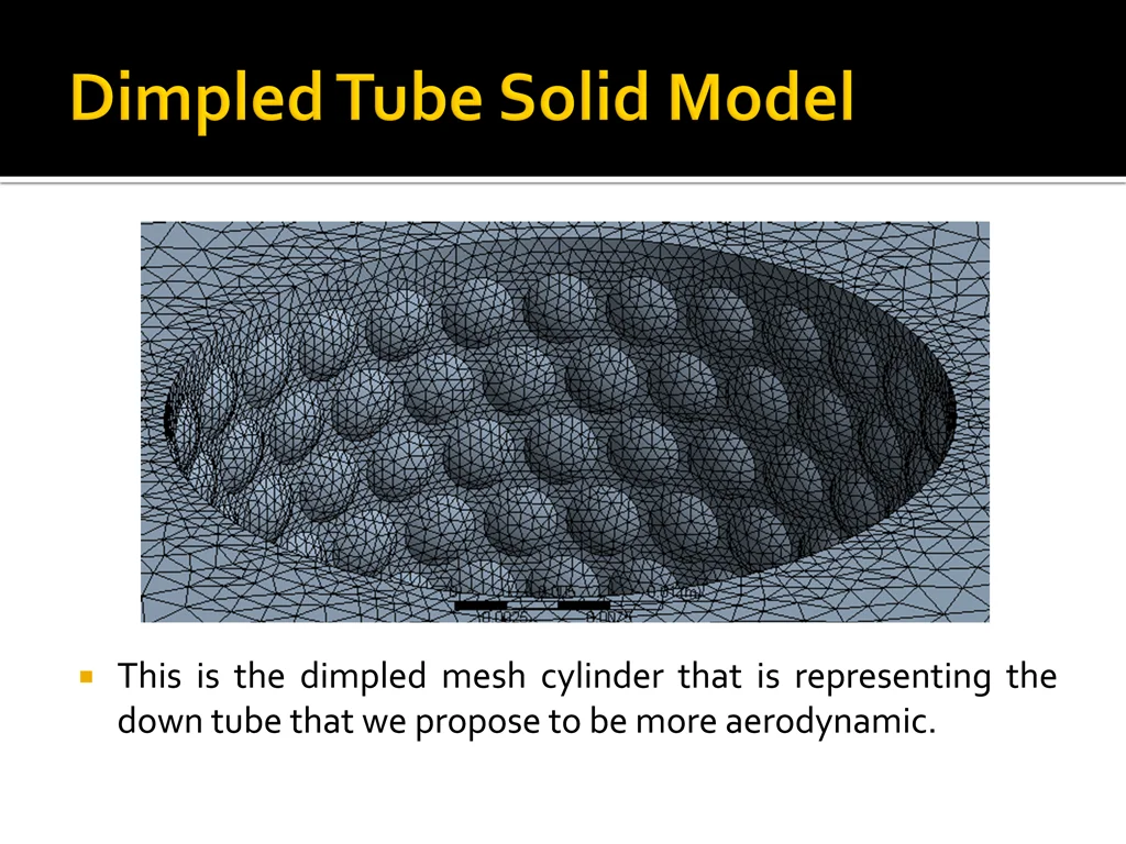 this is the dimpled mesh cylinder that