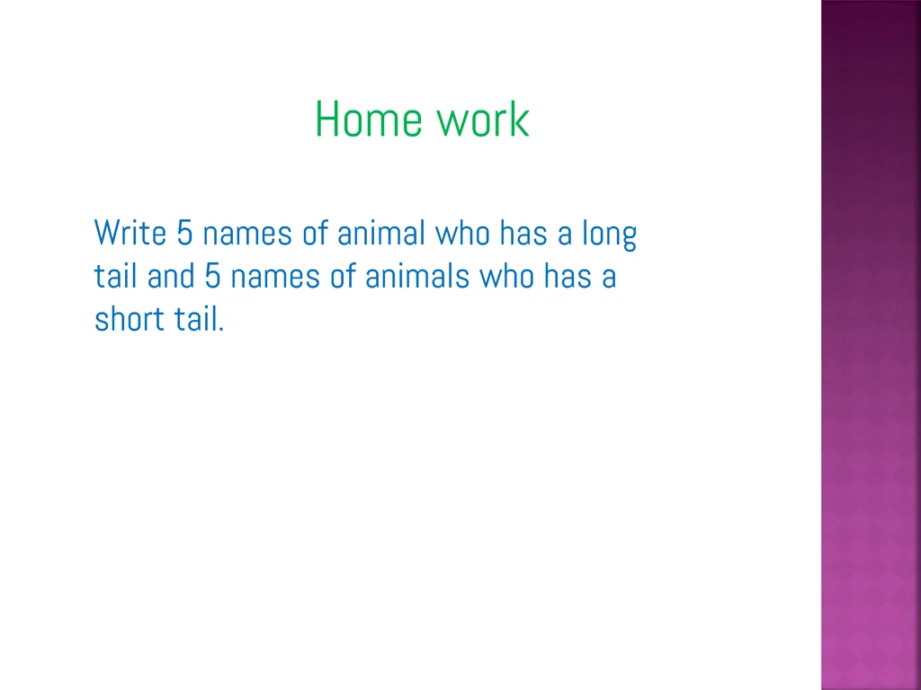 home work