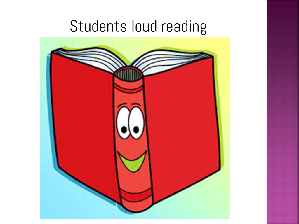 students loud reading