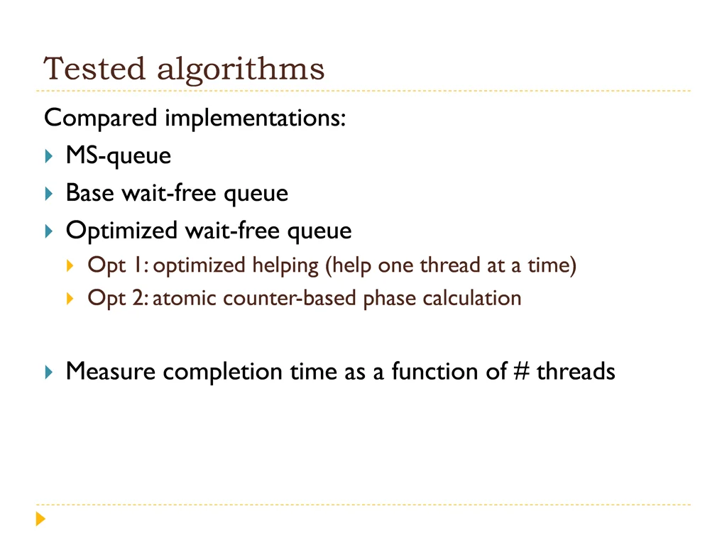 enqueue dequeue benchmark