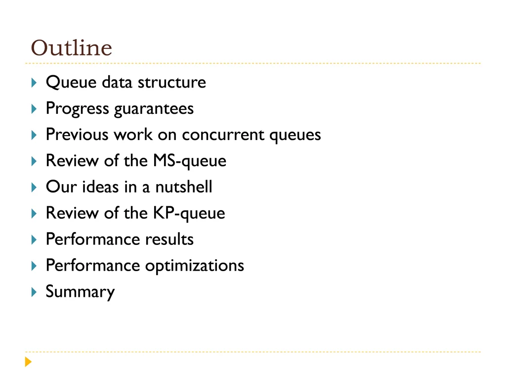 fifo queues