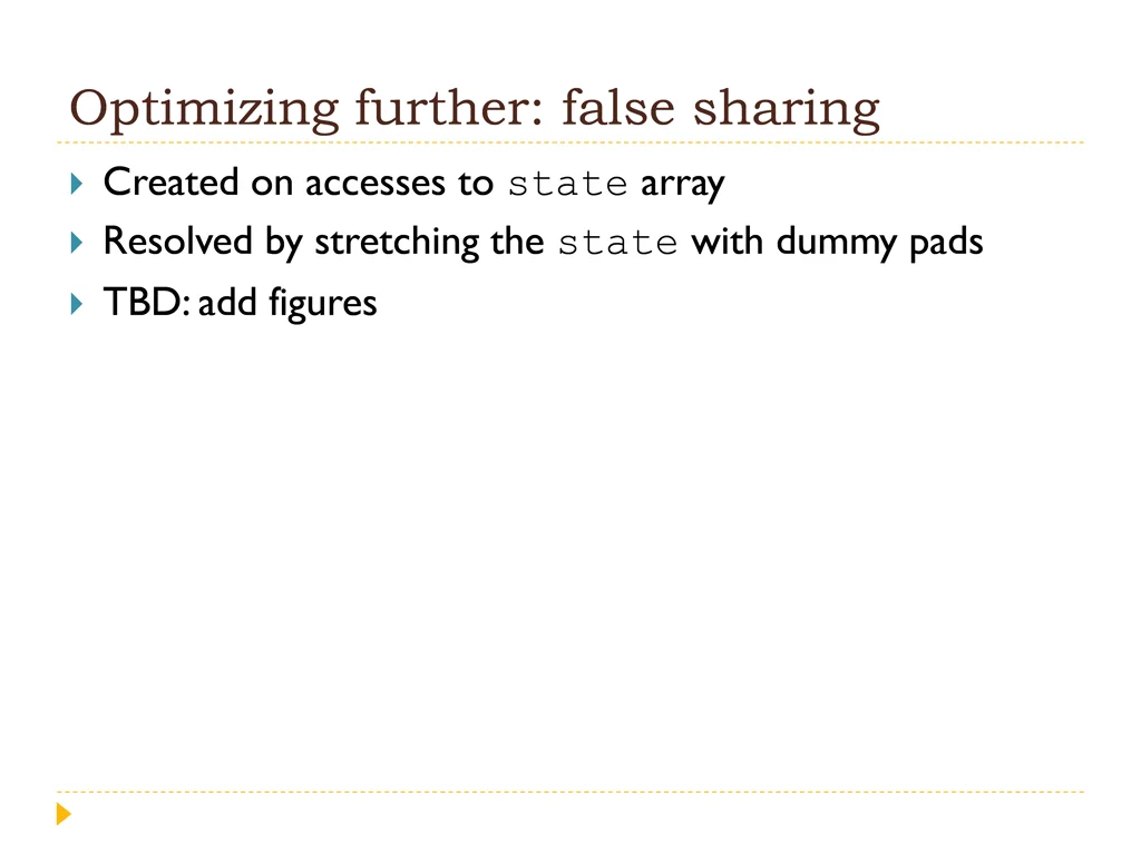 optimizing further memory management