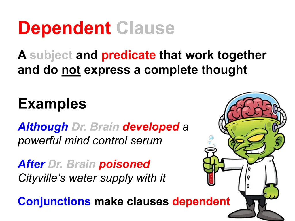 dependent clause