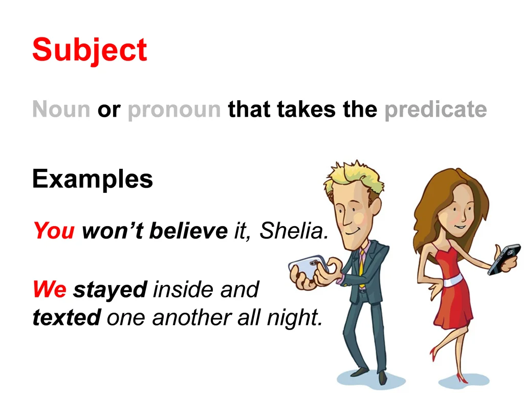 subject