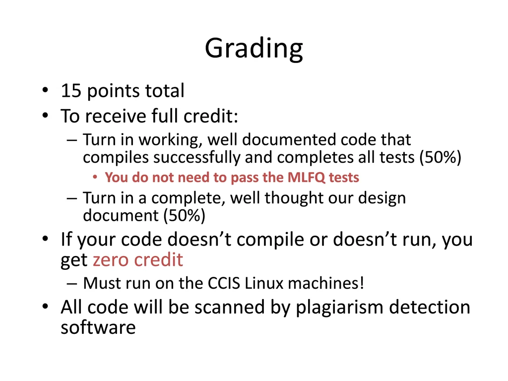 grading