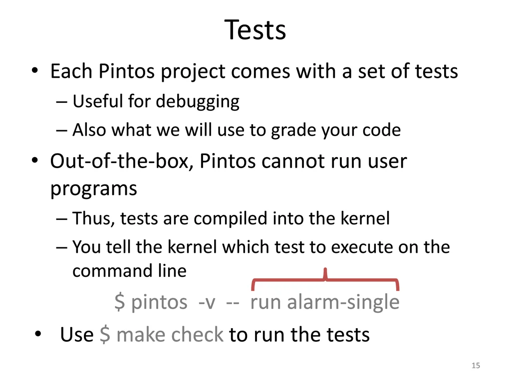 tests