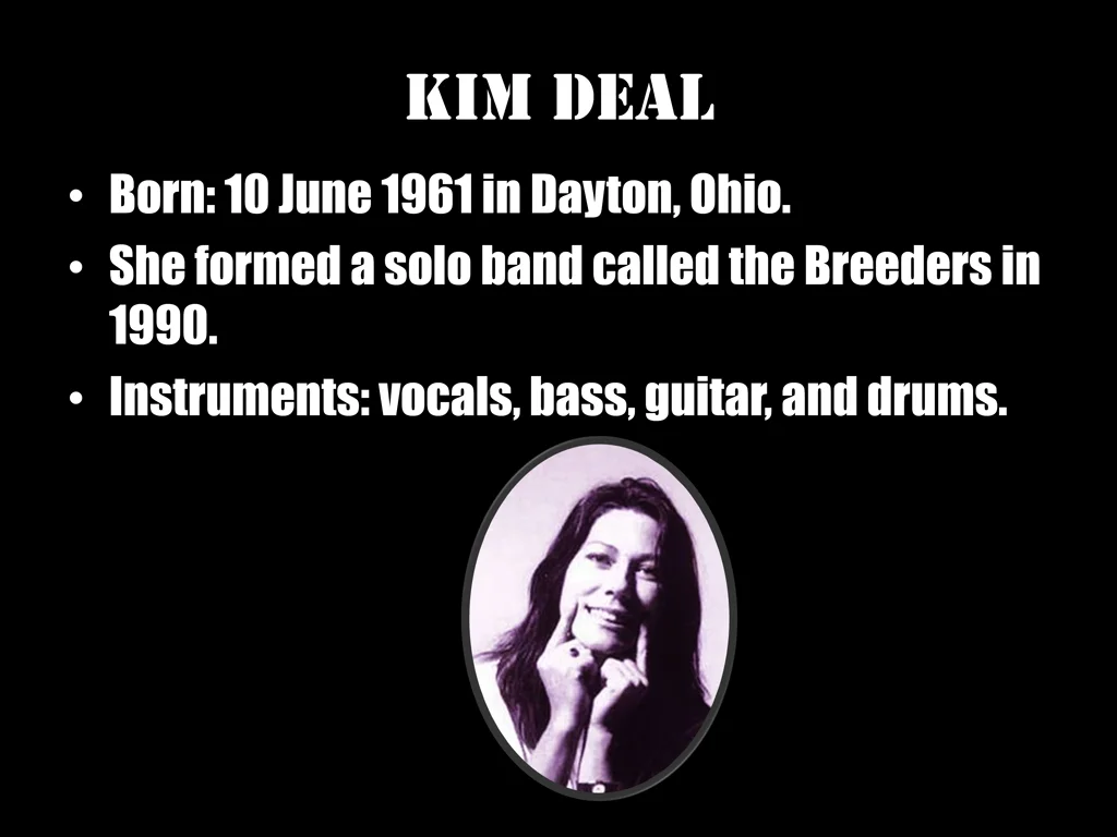 kim deal