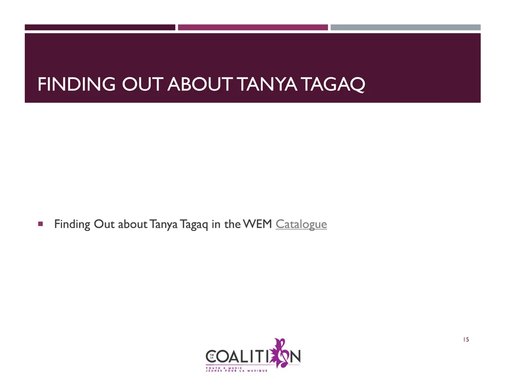 finding out about tanya tagaq