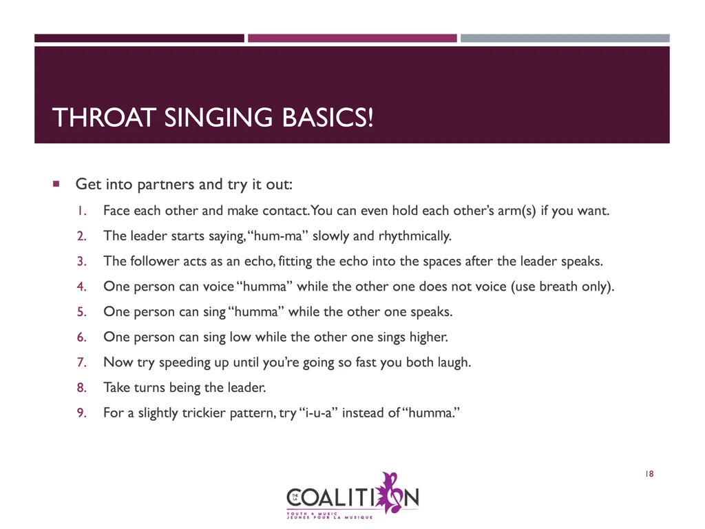 throat singing basics