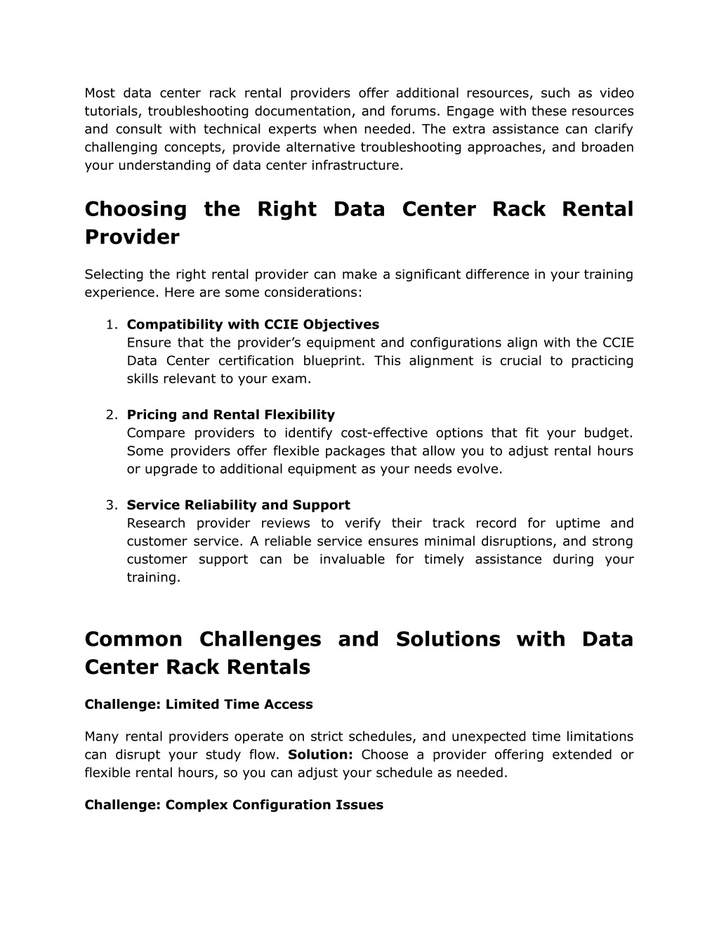 PPT - Maximizing Your CCIE Preparation with Data Center Rack Rentals ...