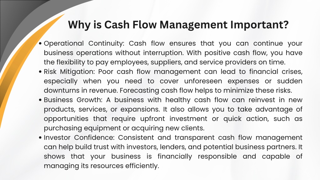 Why Is Managing Cash Flow Important PPT - Effective Cash Flow Management Key Strategies for Financial