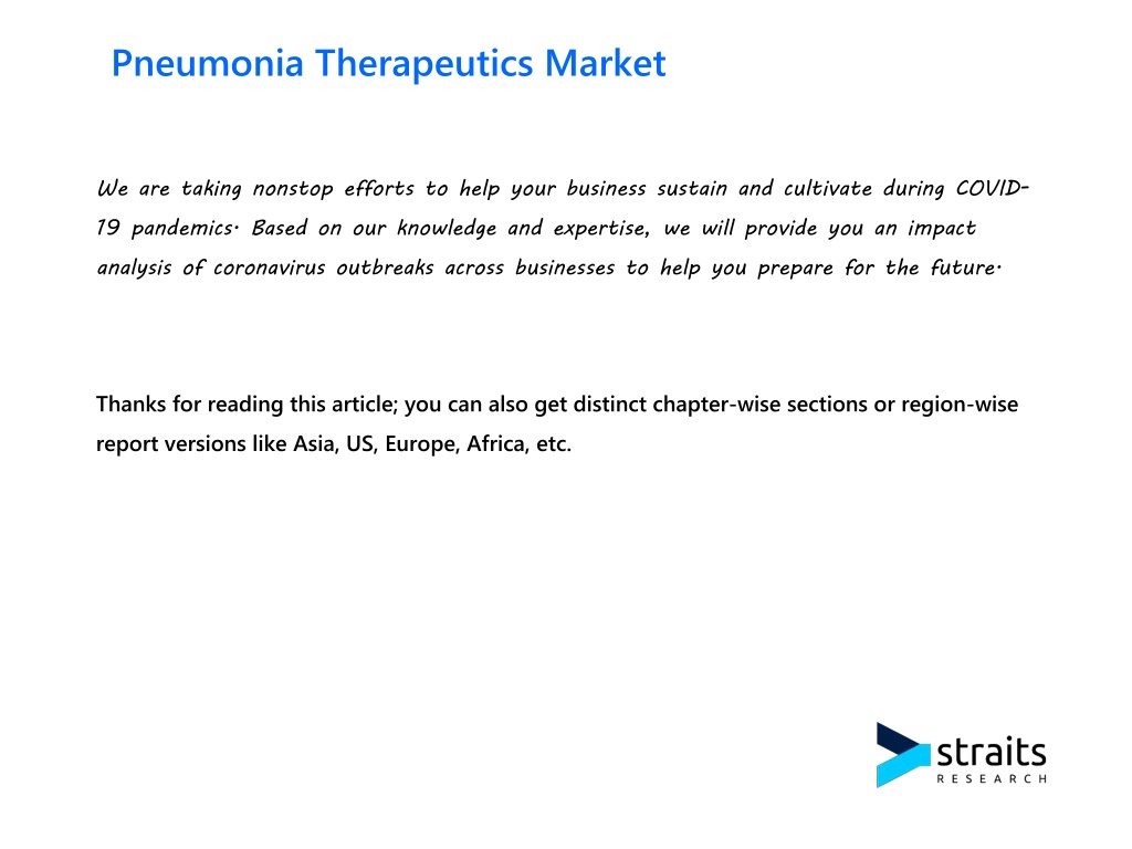 PPT Pneumonia Therapeutics Market Trends & Insights 2024 Growth and Forecasts PowerPoint