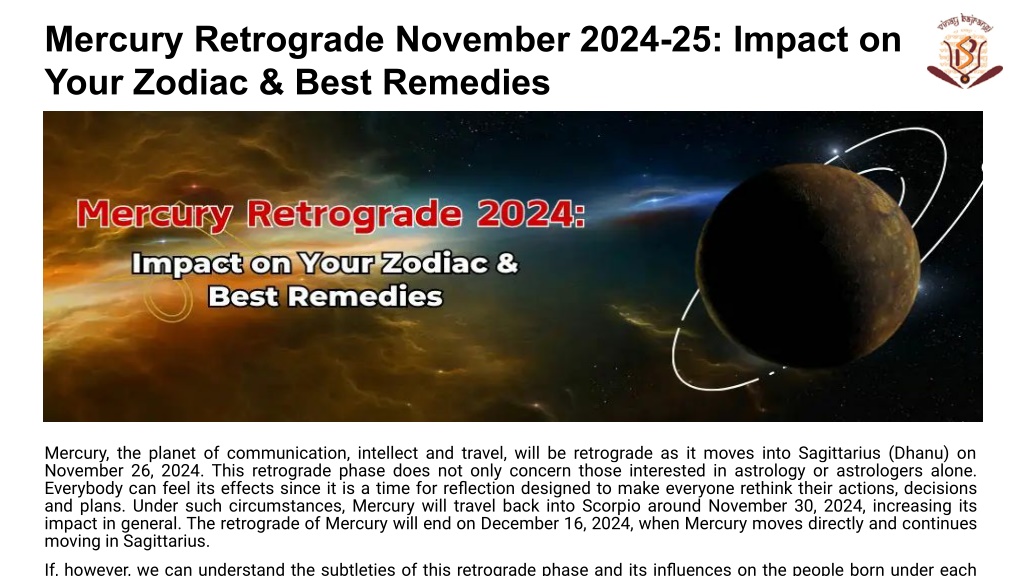 PPT Mercury Retrograde November 202425_ Impact on Your Zodiac & Best