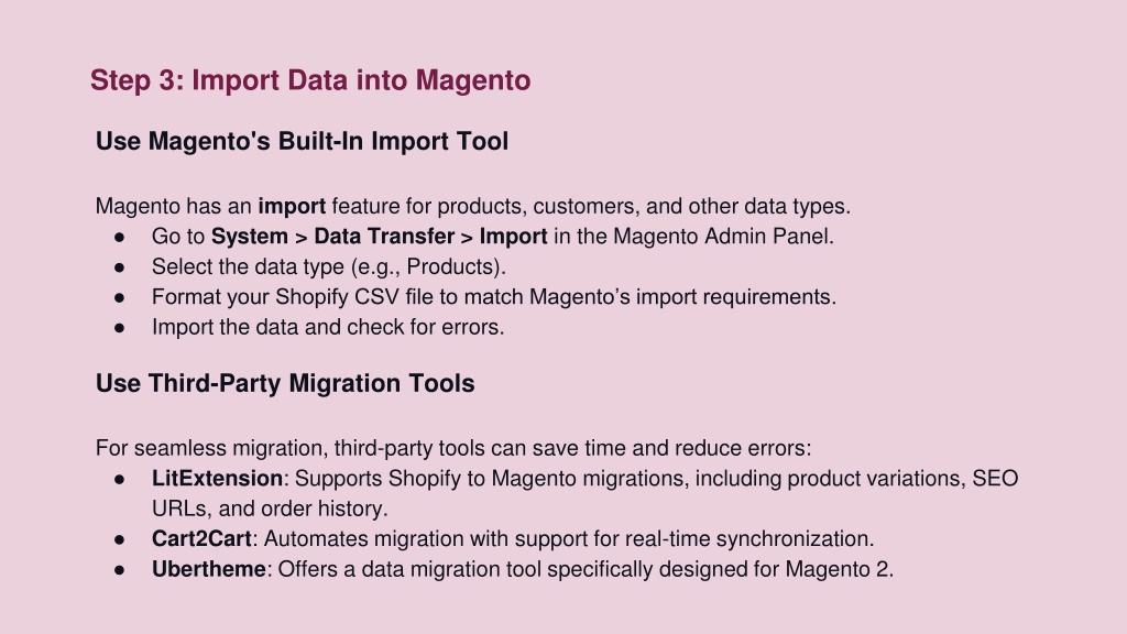 Ppt A Comprehensive Guide For Migrating From Shopify To Magento Powerpoint Presentation Id