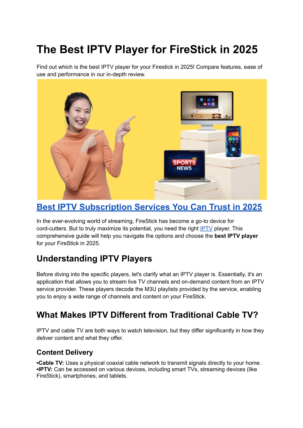 Ppt The Best Iptv Player For Firestick In Powerpoint