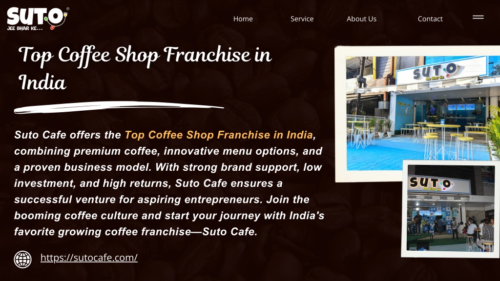 PPT Top Coffee Shop Franchise In India PowerPoint Presentation Free 