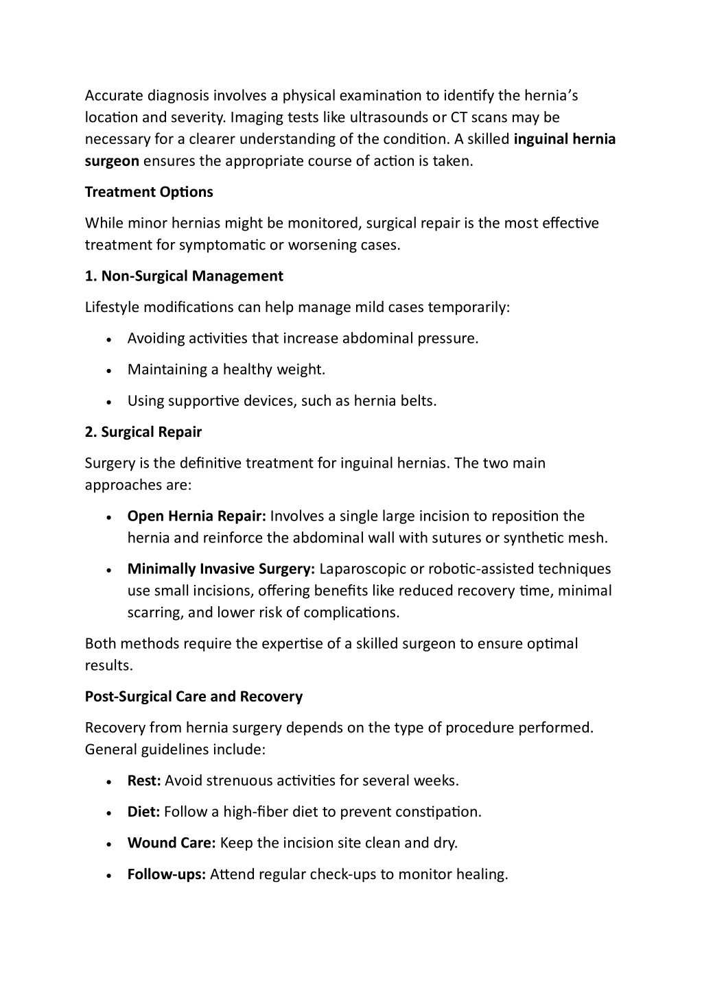 PPT Understanding Inguinal Hernias Seeking Expert Surgical Care In Bangalore PowerPoint