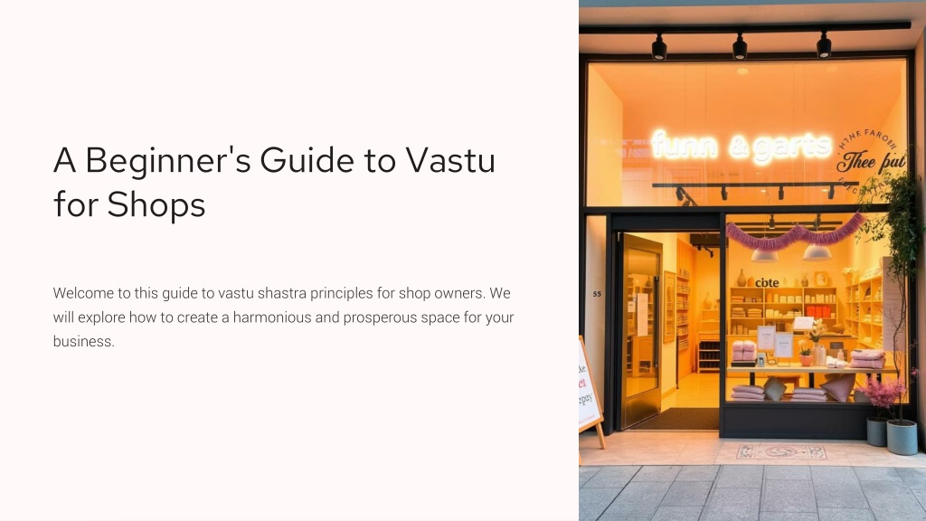 Ppt A Beginners Guide To Vastu For Shops Powerpoint Presentation Free Download Id