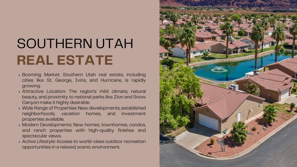 Ppt - St. George, Utah: New Homes & Real Estate Opportunities 