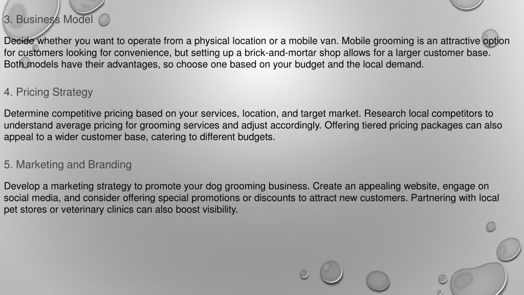 Ppt - How To Create A Successful Dog Grooming Business Plan (step-by 