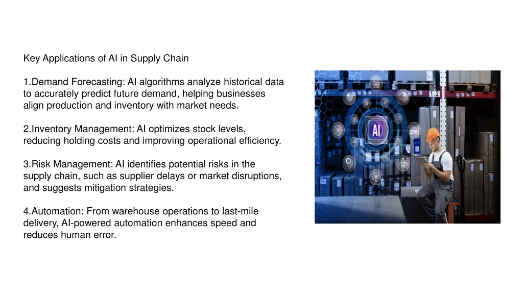 Ppt - Ai In Supply Chain Powerpoint Presentation, Free Download - Id 