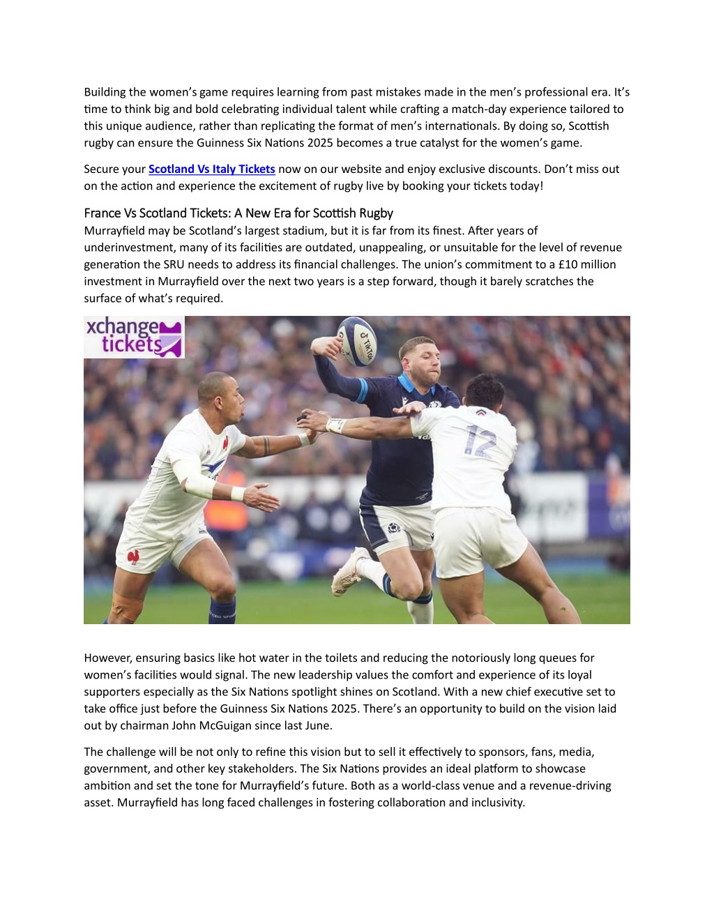 PPT Scottish Rugby’s Path to Six Nations 2025 Success PowerPoint