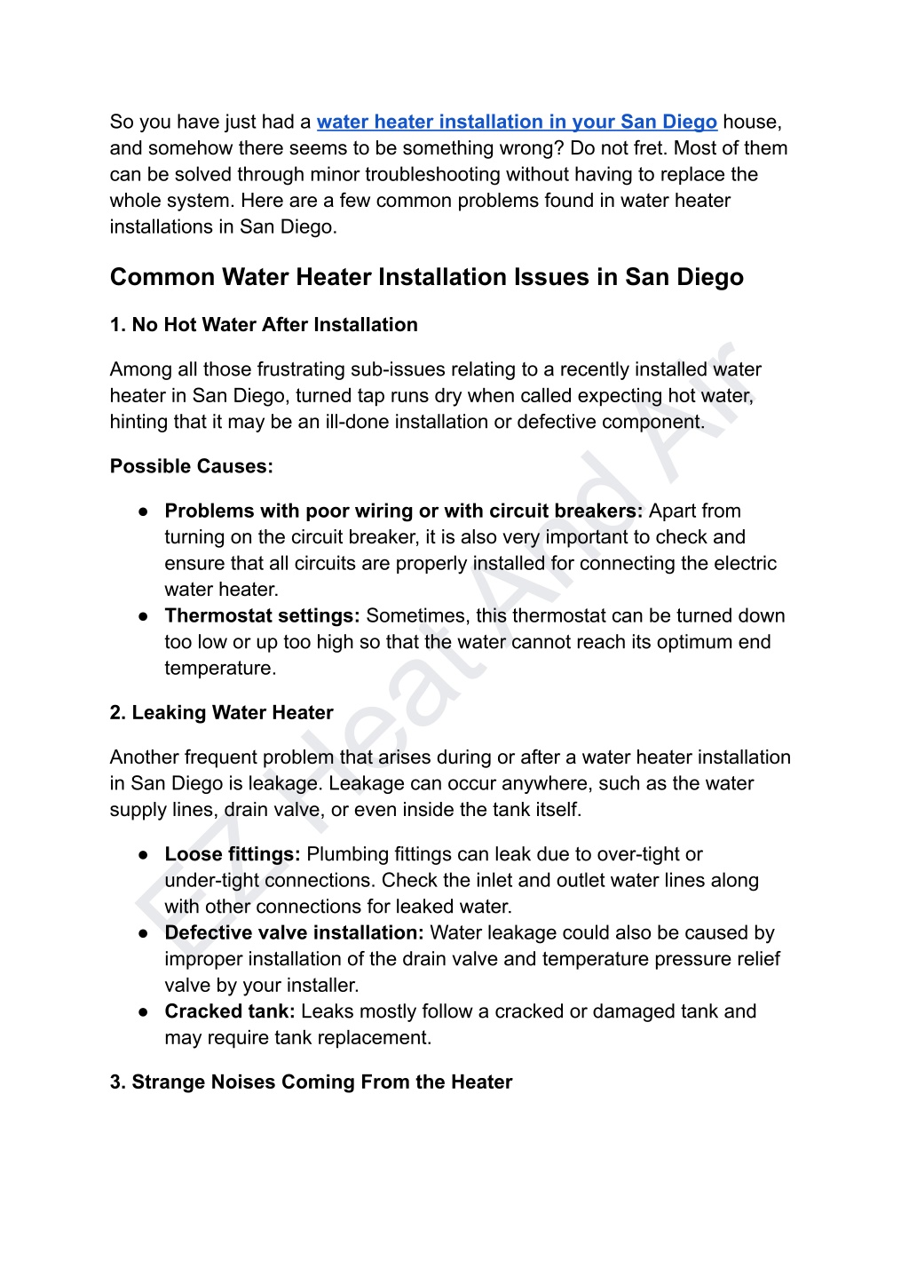 PPT - Troubleshooting Your Water Heater Installation in San Diego (1 ...