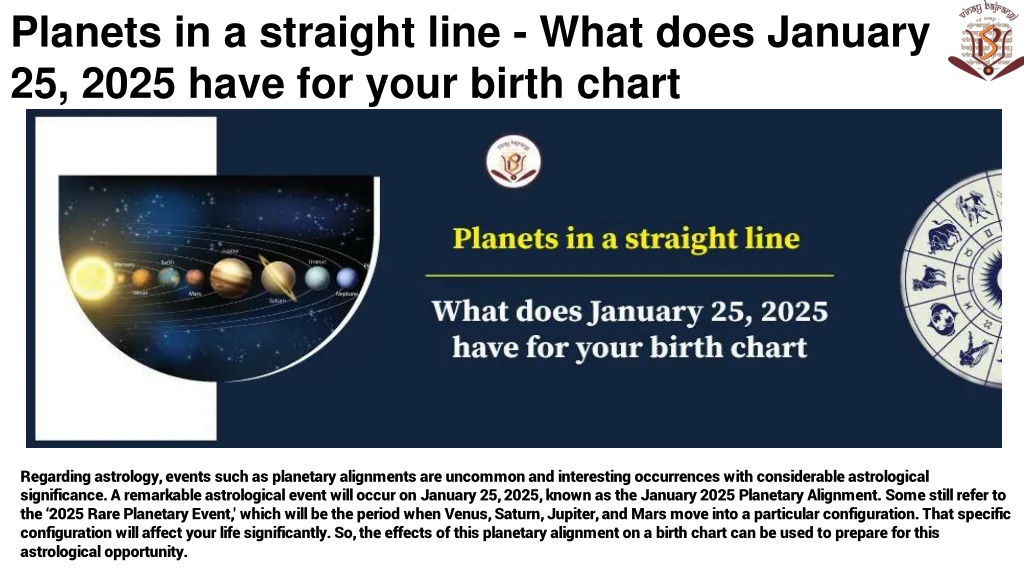 PPT in a straight line What does January 25, 2025 have for