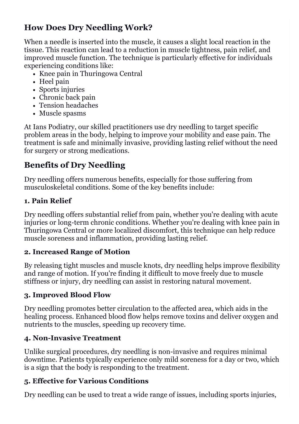 PPT - Dry Needling in Townsville, QLD – A Comprehensive Guide for Pain ...