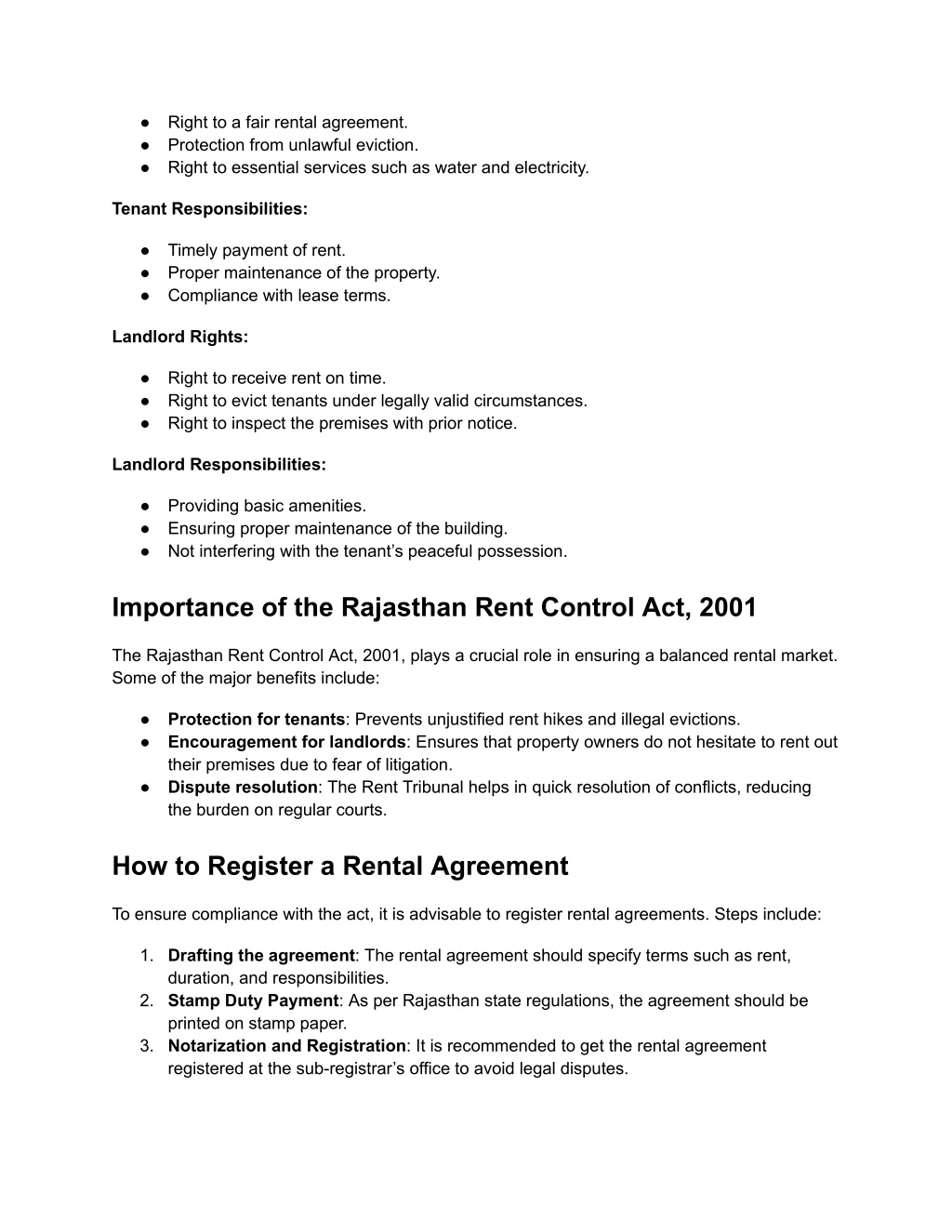 PPT - Rajasthan Rent Control Act, 2001 PowerPoint Presentation, free ...