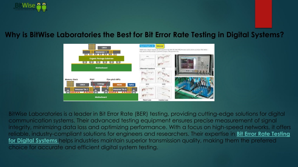 PPT - Bit Error Rate Testing for Digital Systems PowerPoint ...